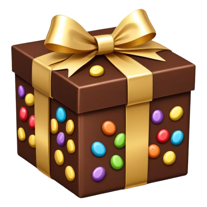 gift box of chocolate candies sticker
