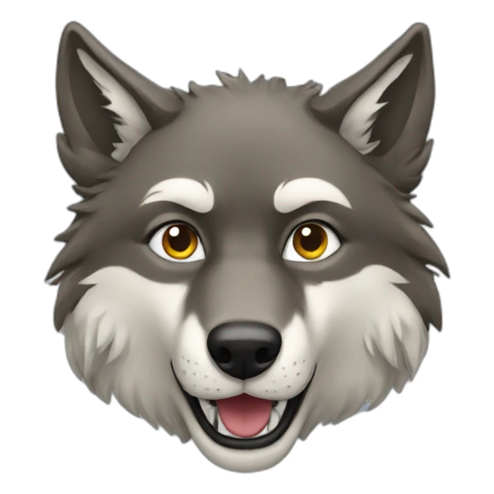 wolf sticker