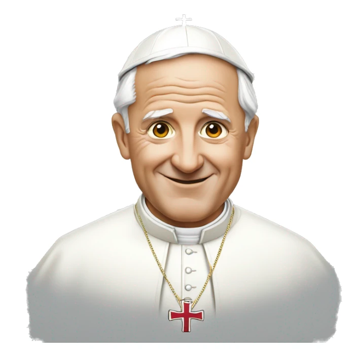 the pope england football sticker