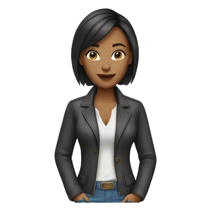 chic women's clothing store owner sticker