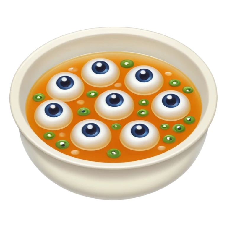 a soup full of eye balls  sticker