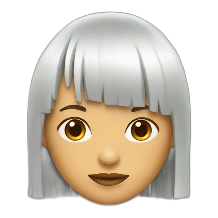 a woman with fringes sticker