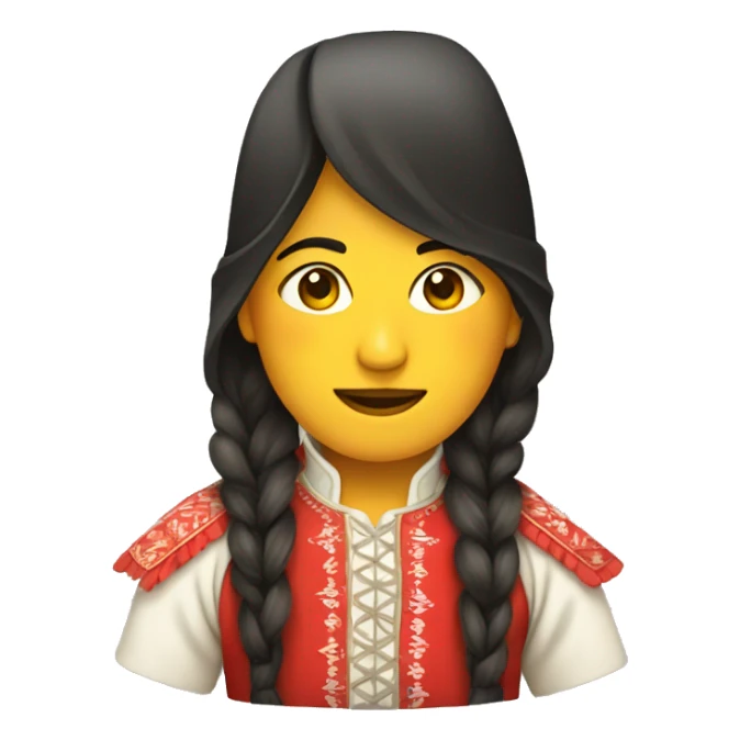 traditional chilean dress sticker