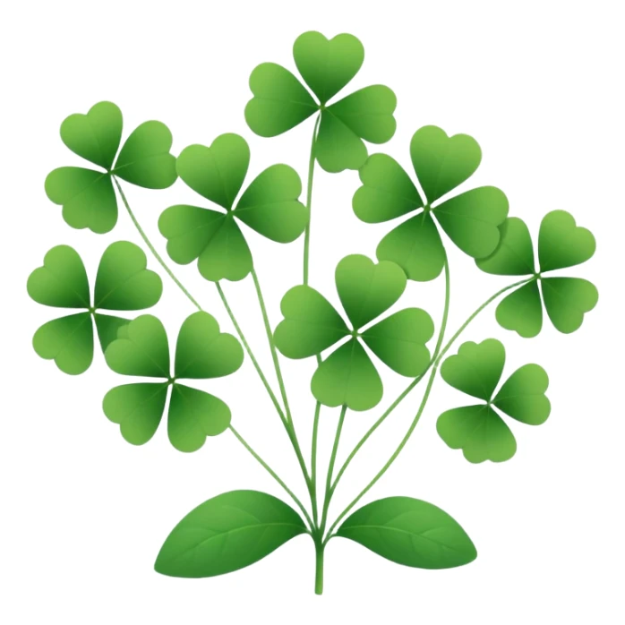 plant with small clover like leaves sticker