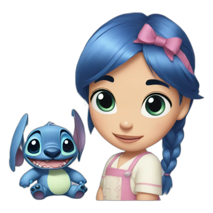 Stitch in lilo and stitch from Russia  sticker