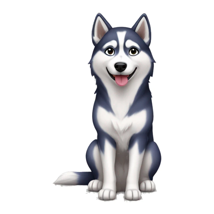 Husky girl  sticker