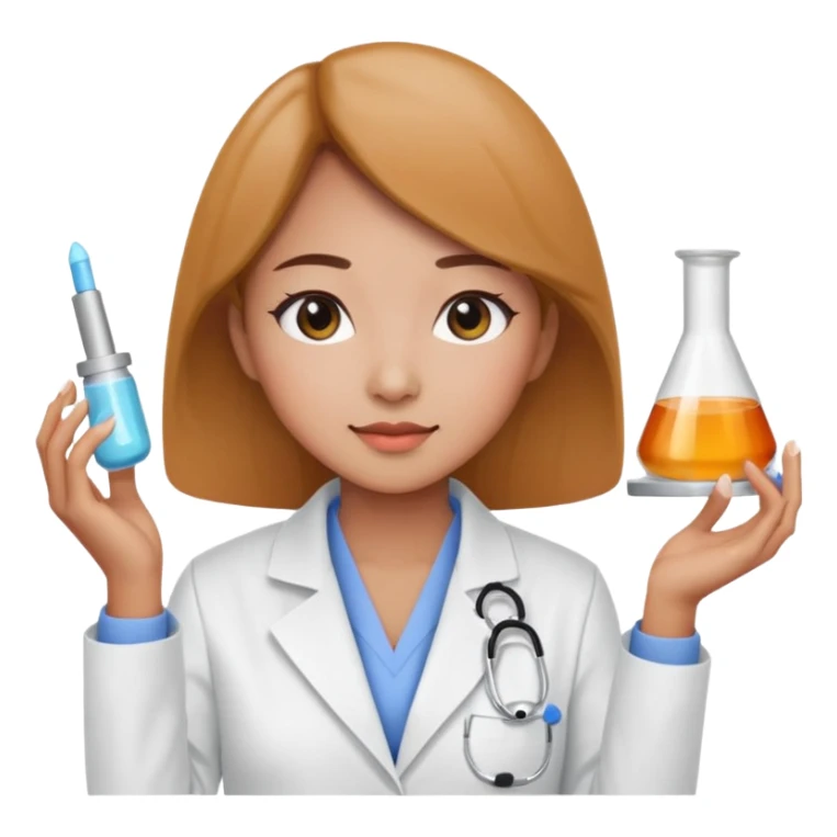 a korean product marketing expert women in cosmetics industry sticker