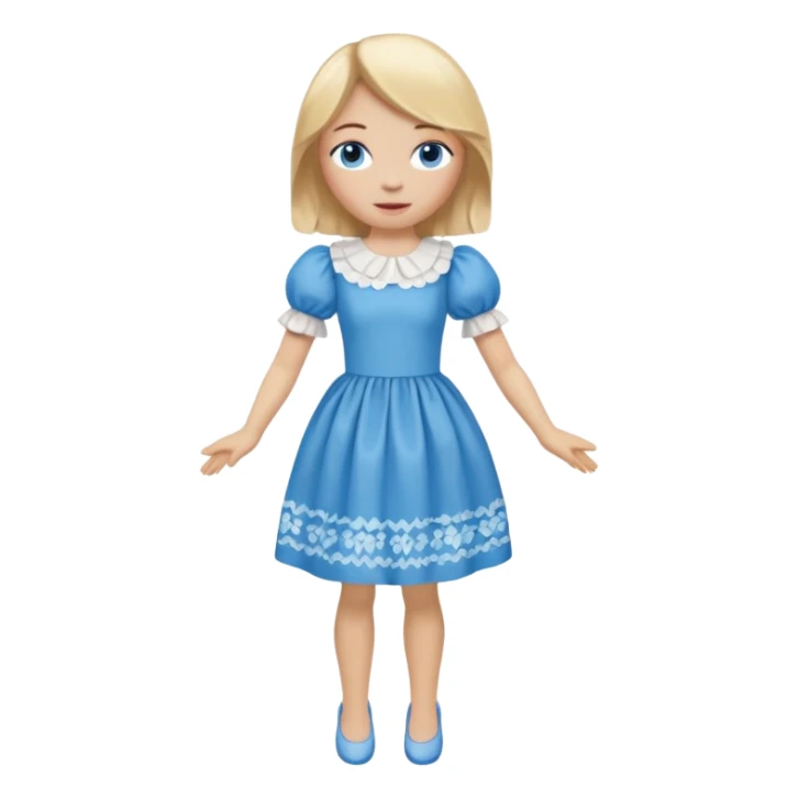 Icon for Puppet Theater: a girl puppet body sticker