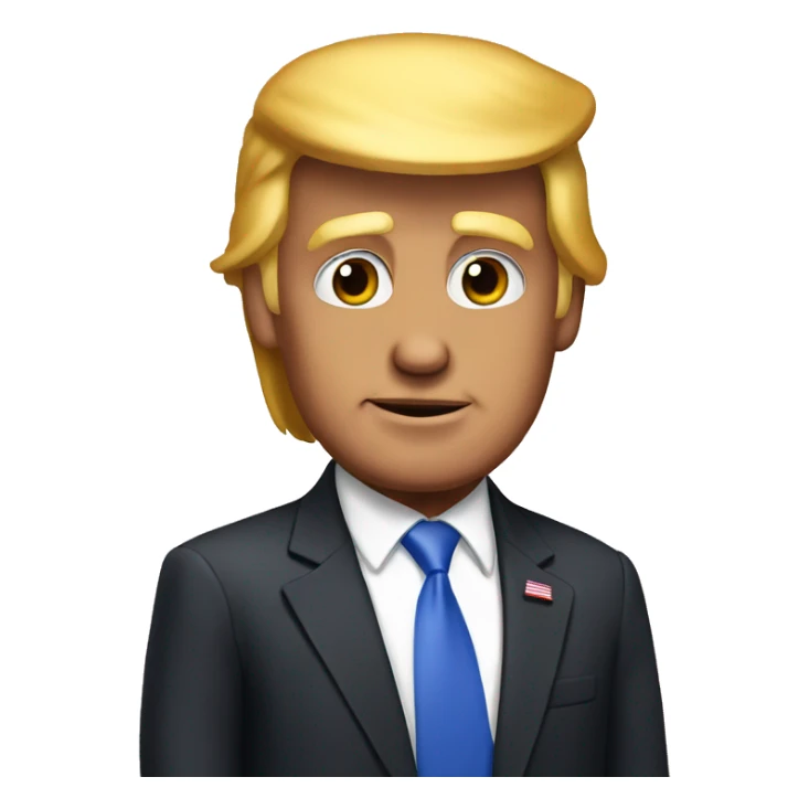 Donald trump heart eyes sticker