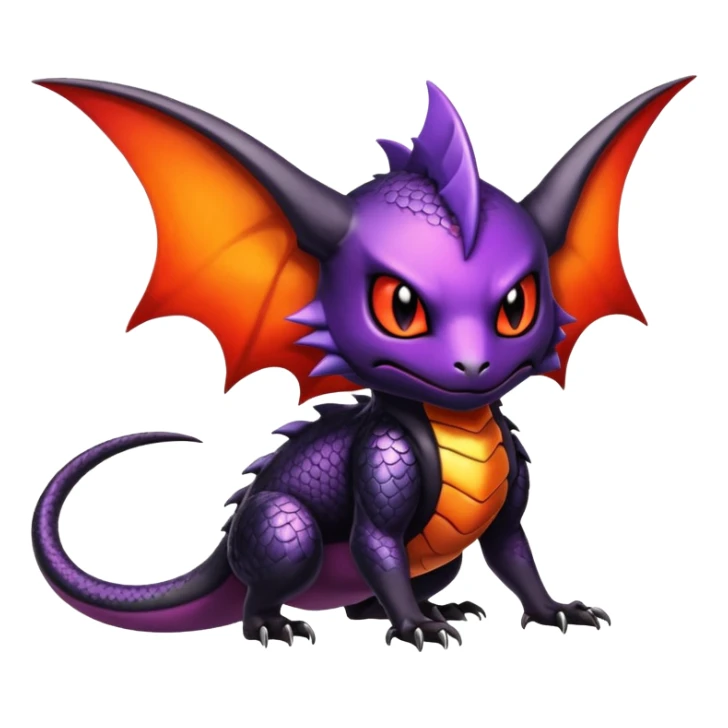 Shiny Epic Badass Edgy Noibat-Salandit-Litten-Hybrid sticker