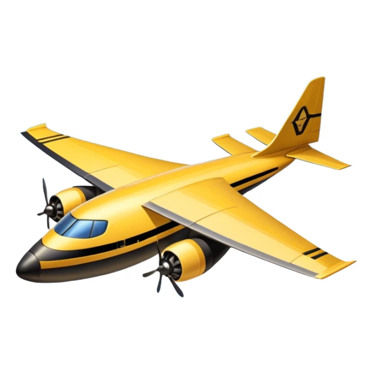 earliest bumblebee flying wing airliner flying for the first time observation deck for passengers long quadruple winged lapis Anubis  sticker