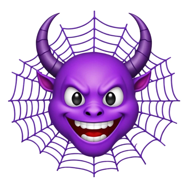 purple Devils Emoji Like this 😈 in this Emoji 🕸️ sticker