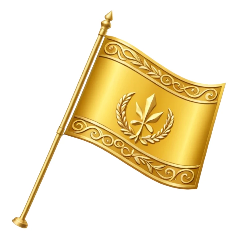 golden discord staff flag sticker