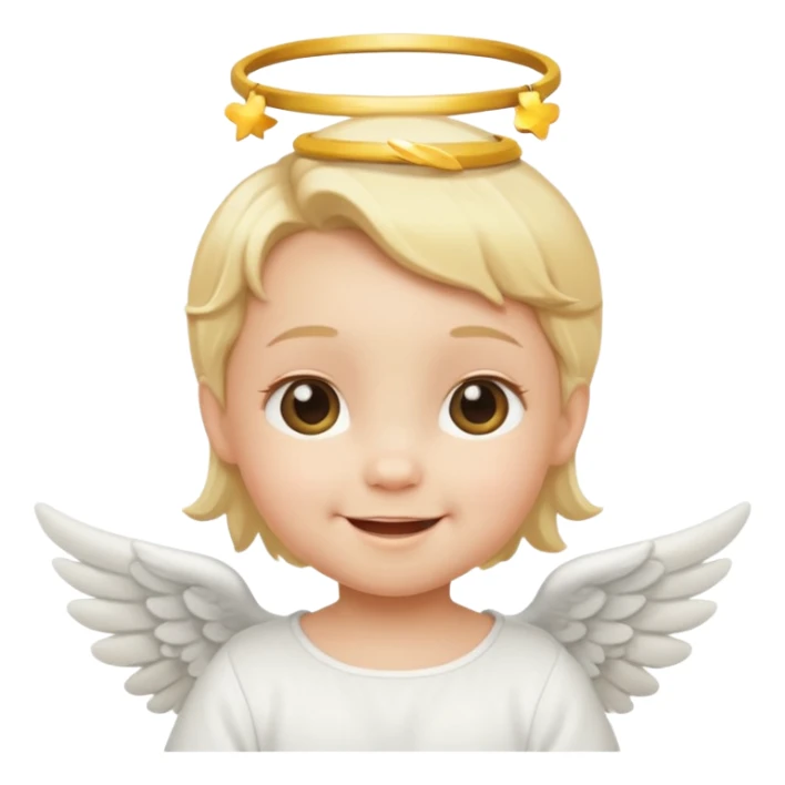 baby angel sticker