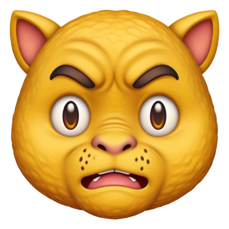 The 🤪 emoji but it looks like a beast sticker