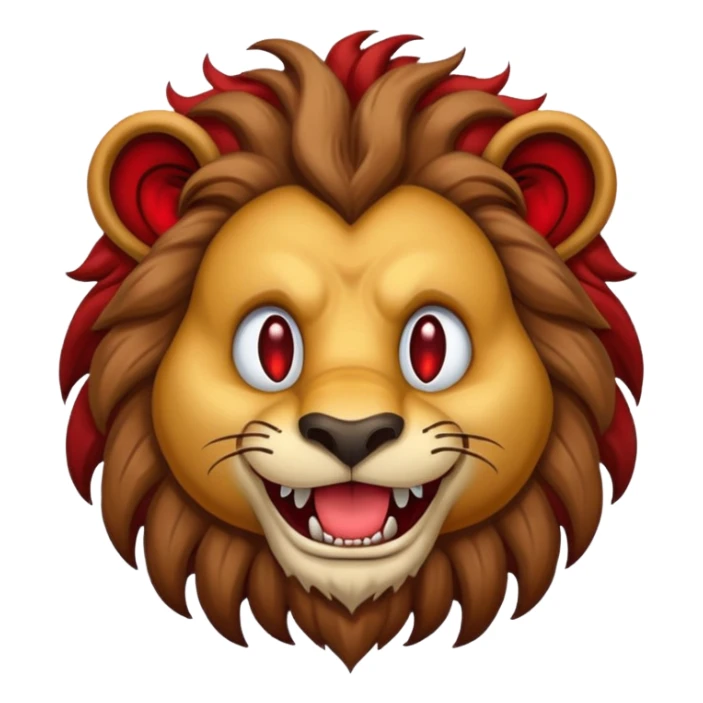 💩🦁👹 Fusion of All 3 Emojis & Make it Into a A Monster Logo  sticker