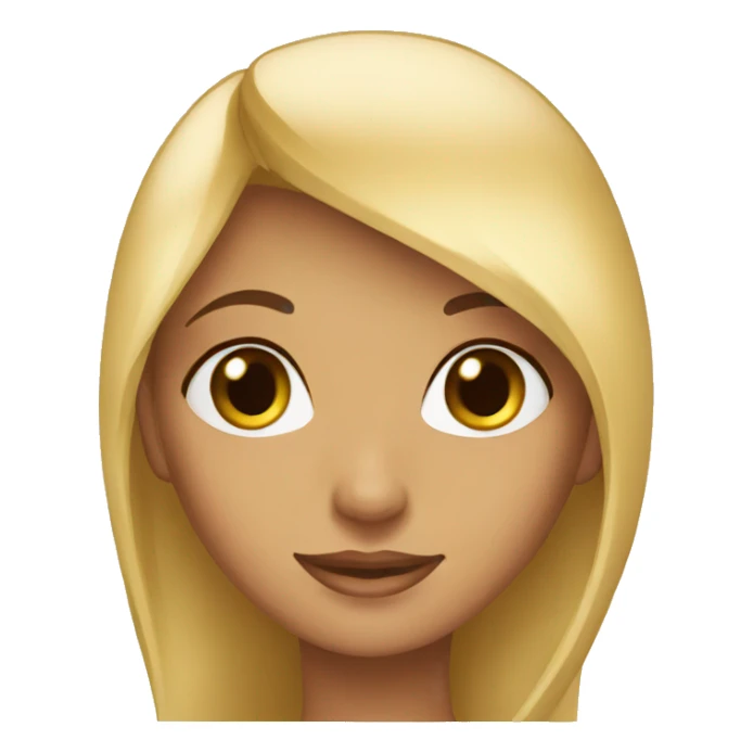 blond hair Arabian girl sticker