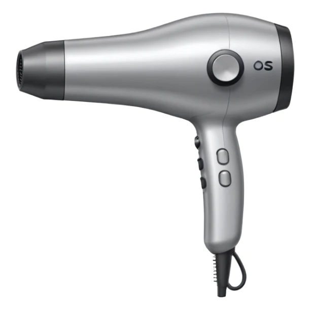 Create an emoji of a hair dryer sticker