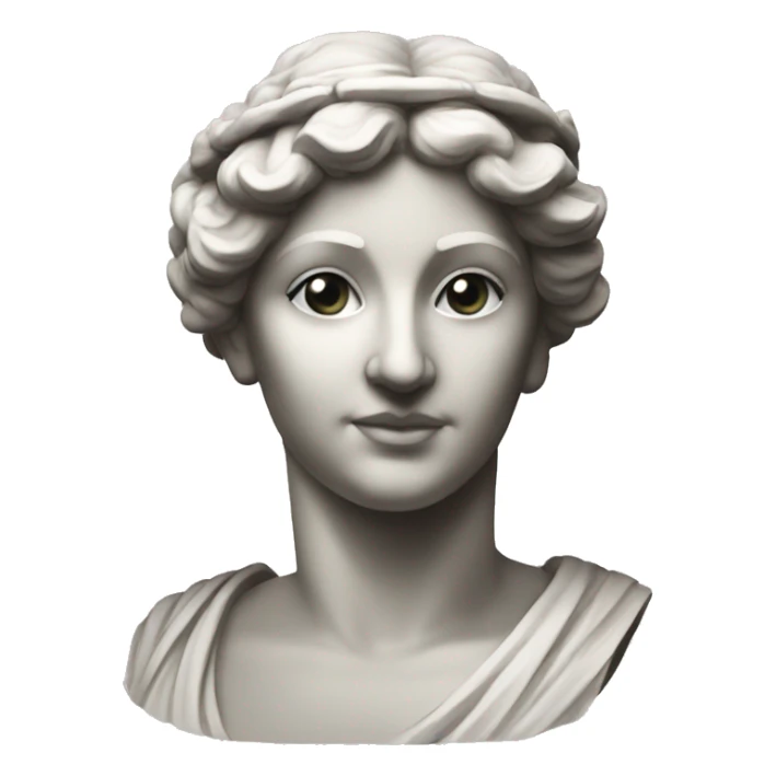 greek statue of a beautiful woman sticker