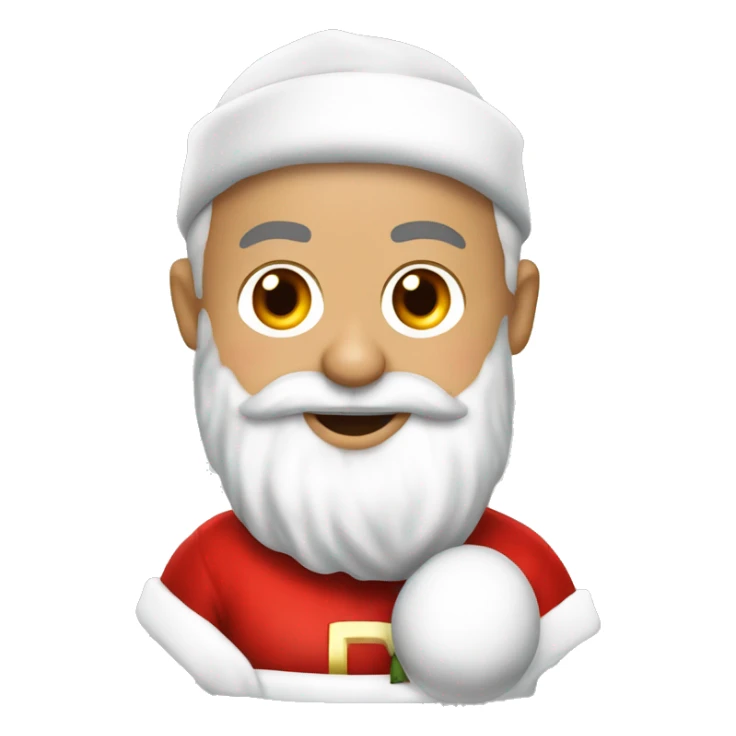 cristiano ronaldo as santa claus sticker