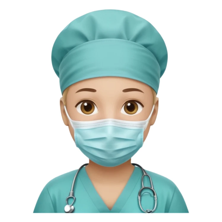 hospital worker sticker