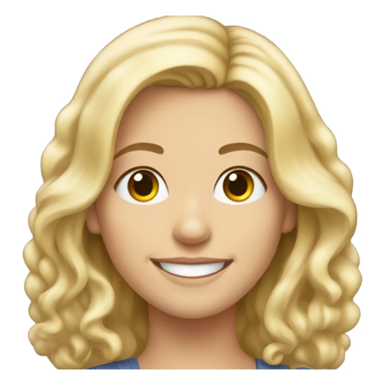 smiling blonde girl portrait Heidi Gardner sticker