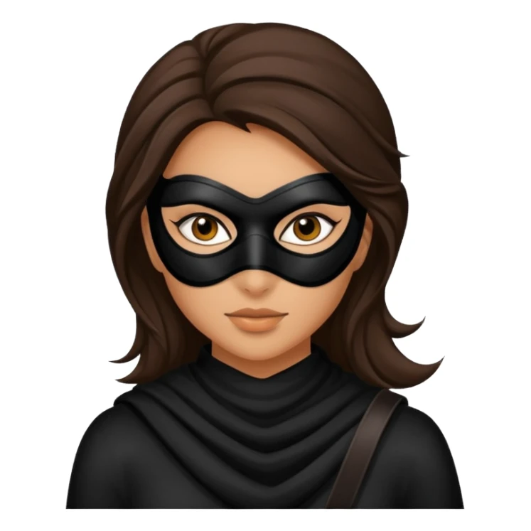 thief  brunette woman sticker