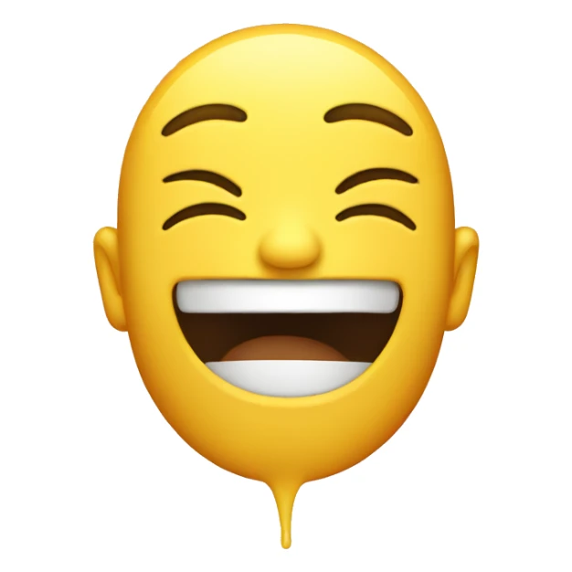 Crying laughing sticker