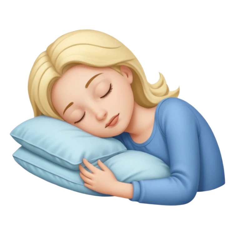 Clean girl qui dort sticker