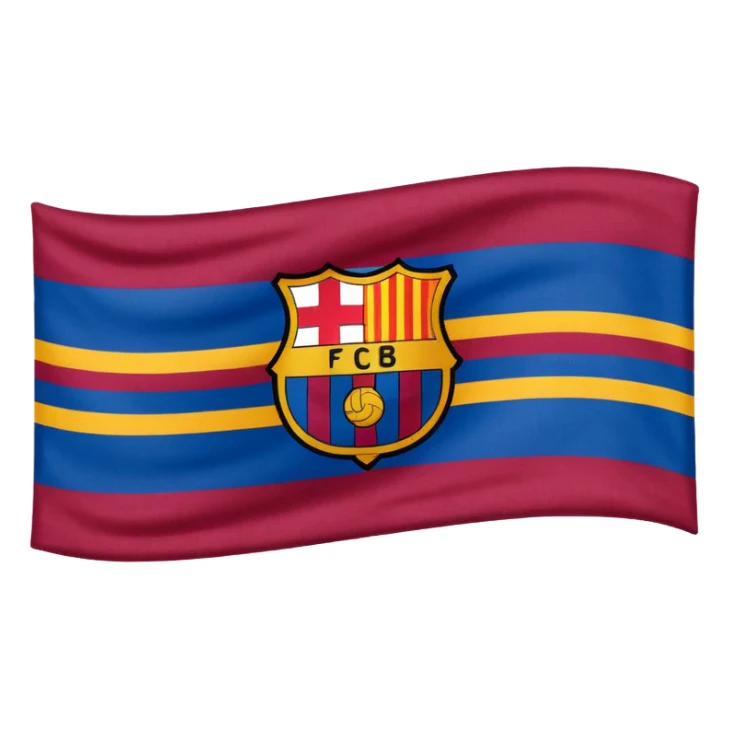 Fc Barcelona flag sticker
