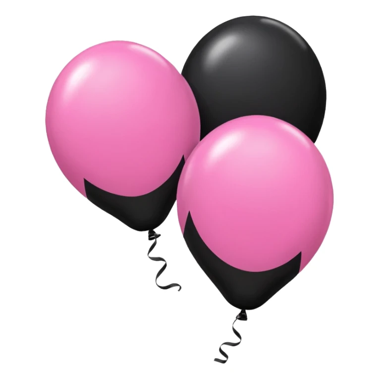 Happy Birthday in Pink and Black  sticker