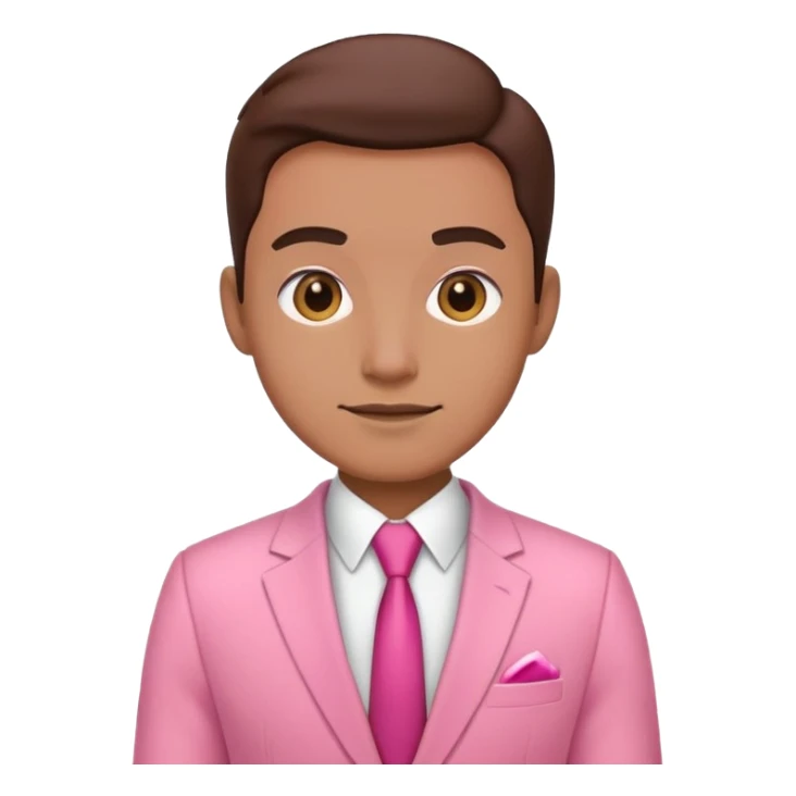 business owner in pink suit sticker