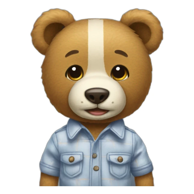 Tommy Teddy clothe sticker