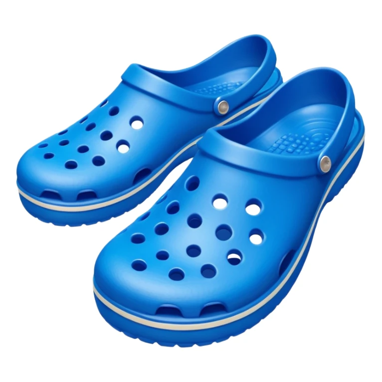 a pair of crocs shoes sticker