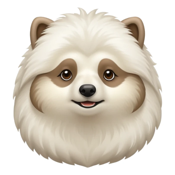 A un samoyedo con una mezcla de un perezoso?  sticker