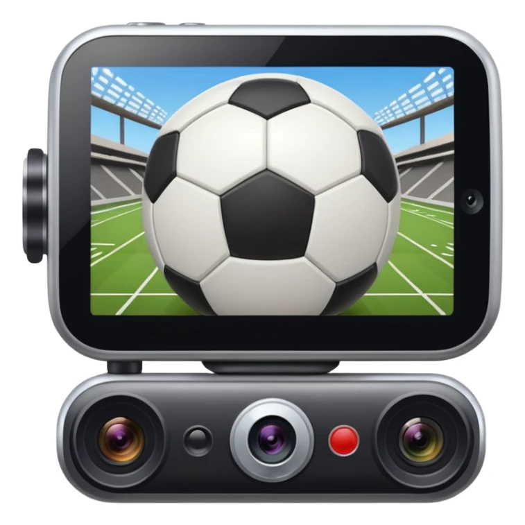 smart camera for recording football games sticker