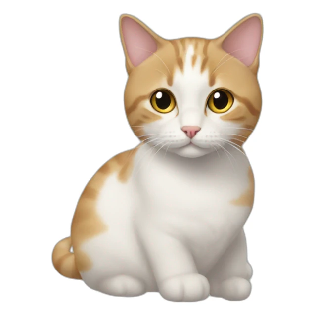 a photo of a cat sticker