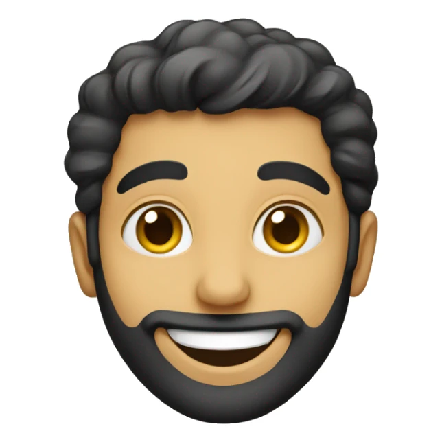 persian smiling sticker