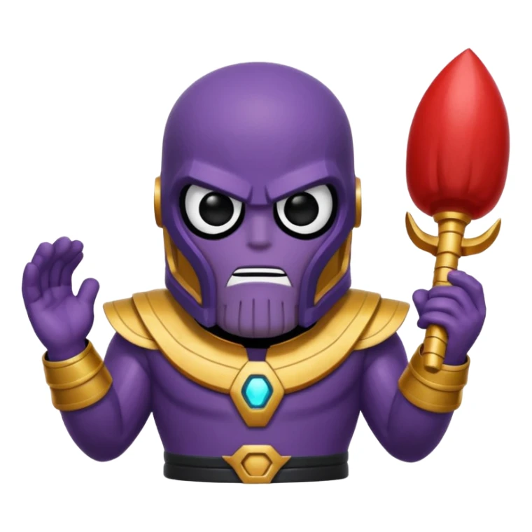 Squıd game Thanosun hareketini yapan emoji  sticker