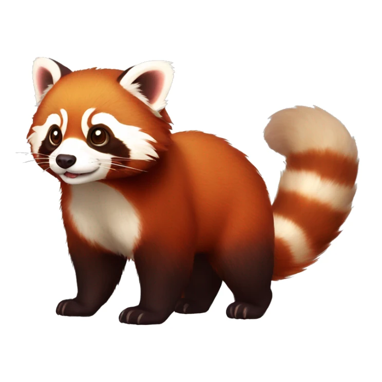 Red Panda-ferret-hybrid full body sticker