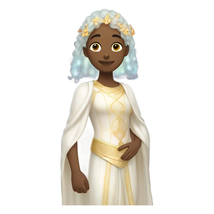 astrology virgo male white the maiden iridescent  sticker