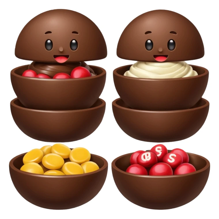 chocolate bowls sticker