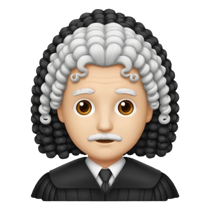 Courtroom Items, only a Judge’s Wig 

 sticker