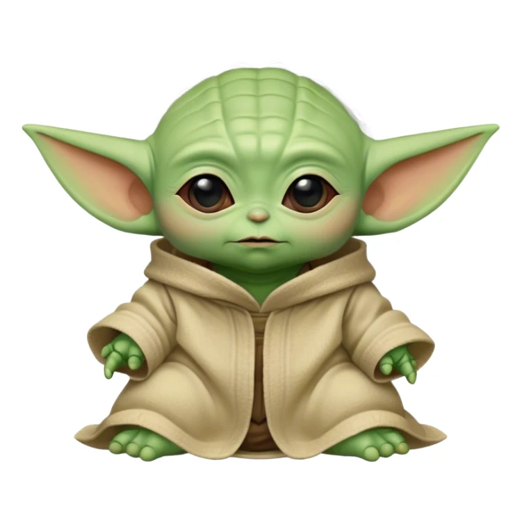 Baby yoda sticker