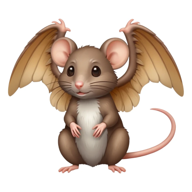 Rat with wings sticker