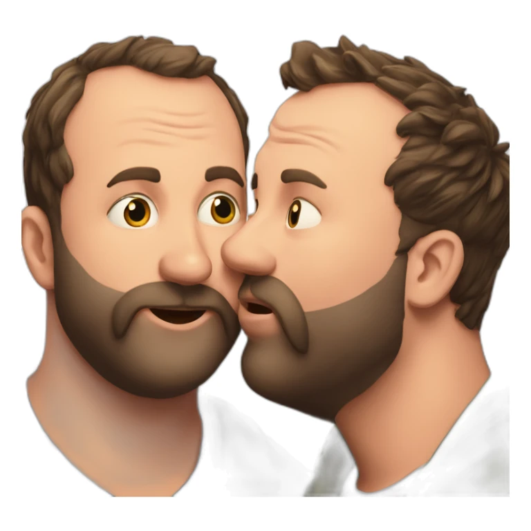 tom segura kissing bert kreischer sticker