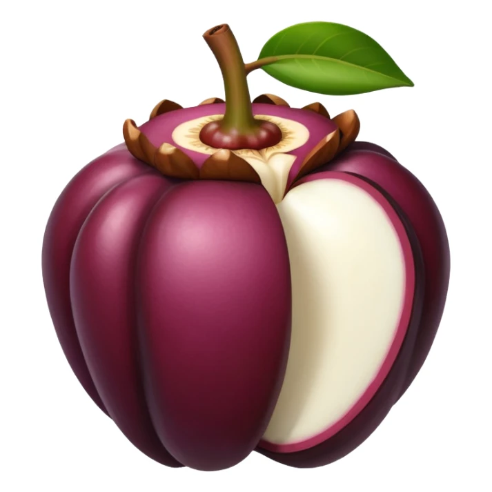 Mangosteen flesh sticker