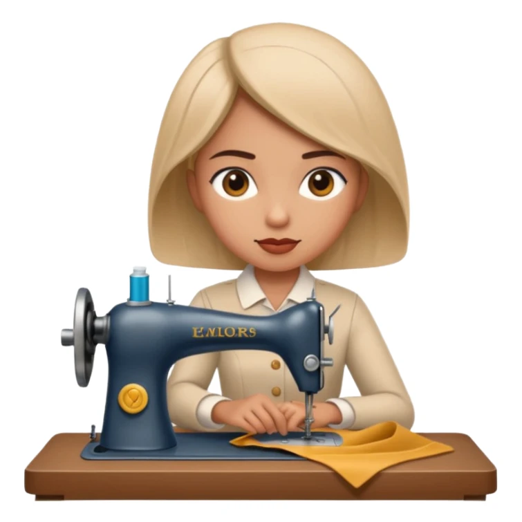 tailor woman sticker