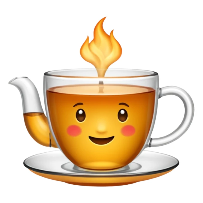 un émoji qui représente du thé  sticker