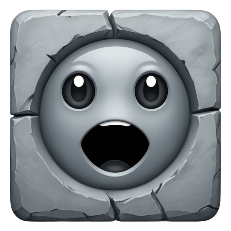 Ortası delik yamuk kare sticker